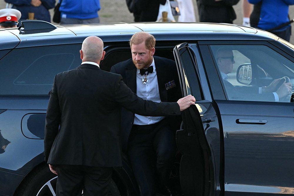 Harry makes first public appearance since return to UK Harry makes first public appearance since return to UK