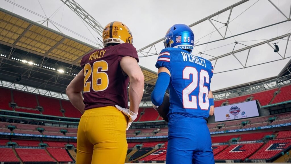 Kansas Jayhawks to face Arizona State Sun Devils in college football's debut at Wembley Stadium
