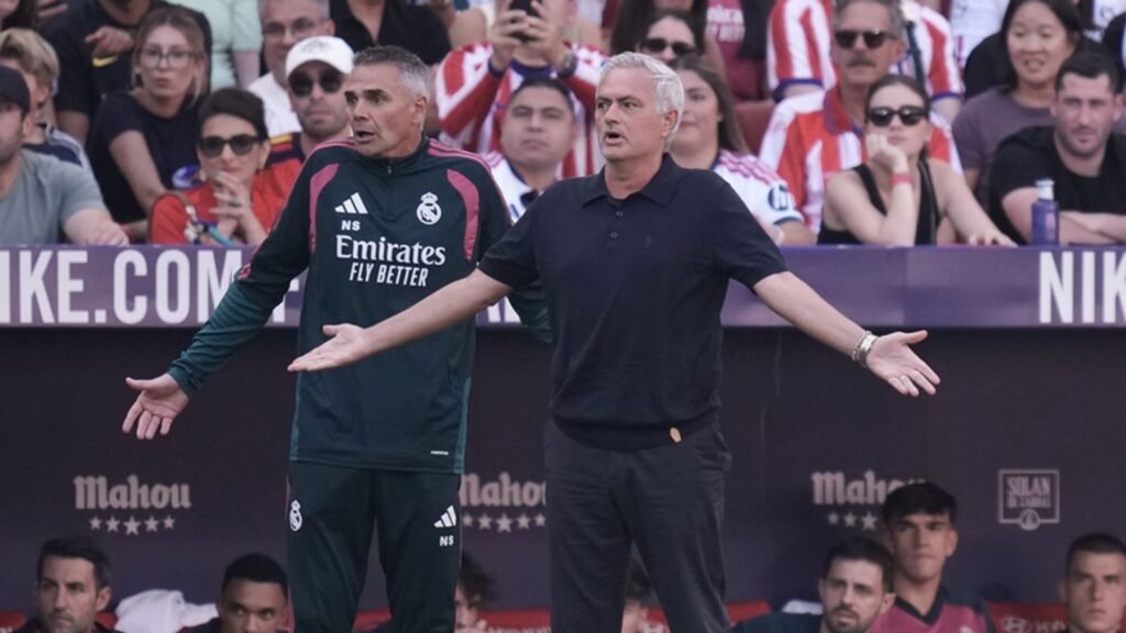 Atletico Madrid hit back at Real Madrid boss after referee criticism following derby defeat Atletico Madrid hit back at Real Madrid boss after referee criticism following derby defeat